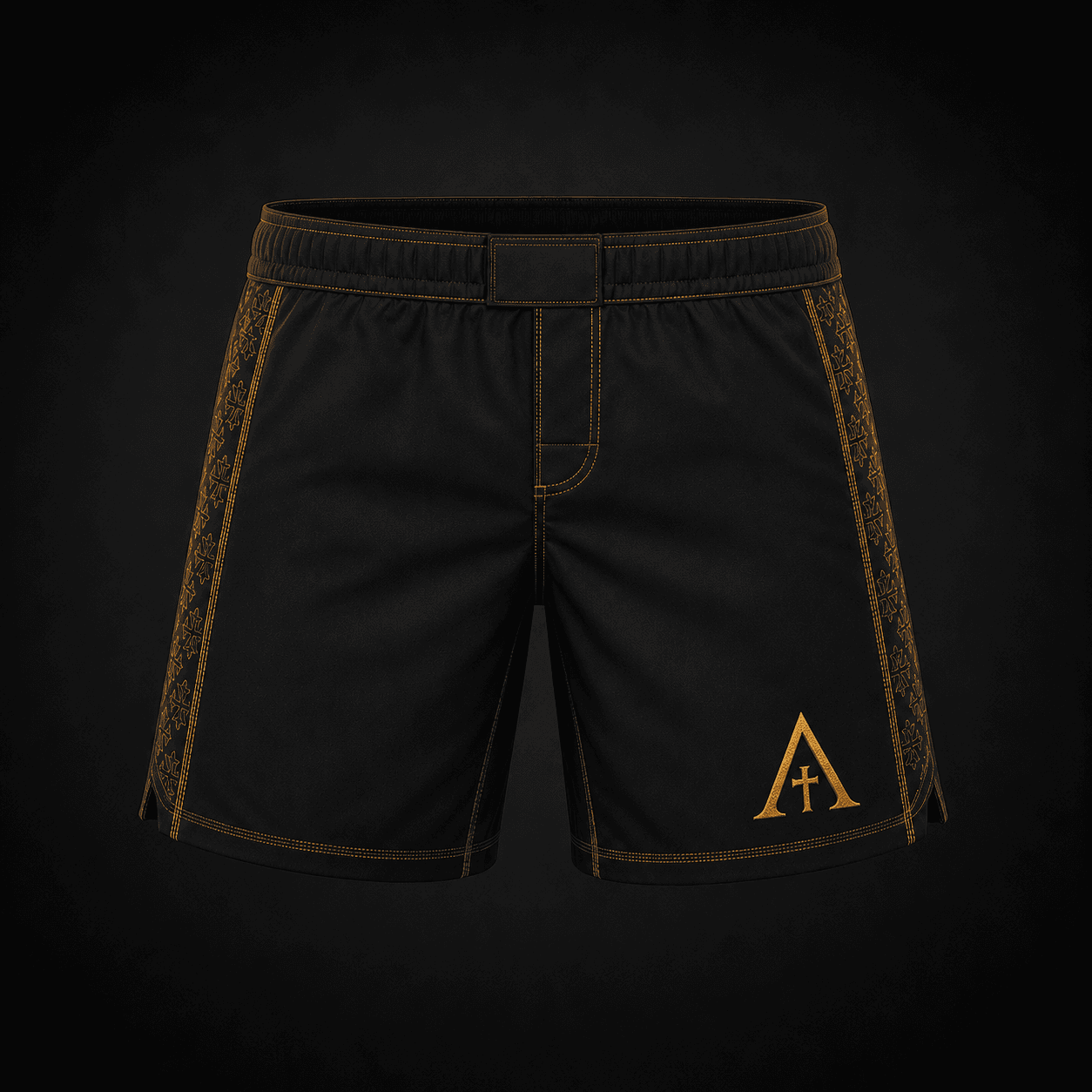 Concept rendering of the Genesis Fight Shorts front view
